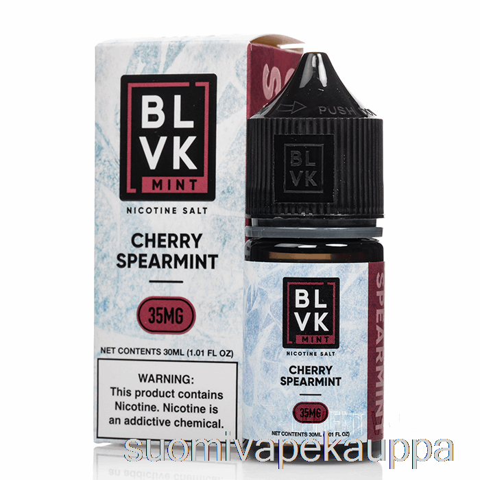 Vape Nesteet Kirsikka Viherminttu - Blvk Minttusuola - 30 Ml 35 Mg